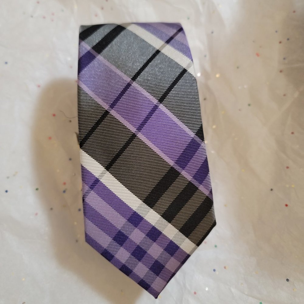 Little Black Tie Men's Polyester Tie, NWOT